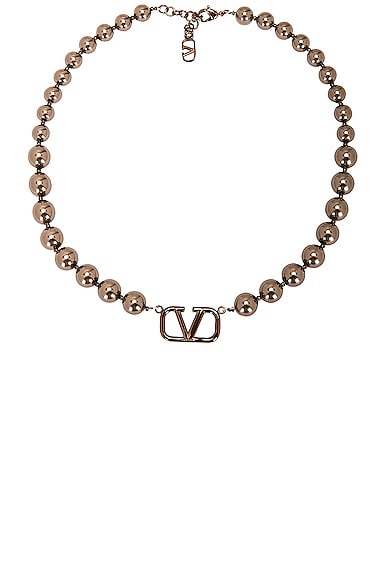 LV Pearl Circle Necklace