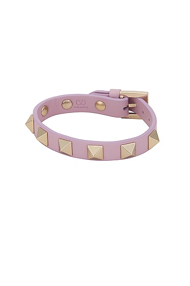 Valentino rockstud outlet bracelet pink
