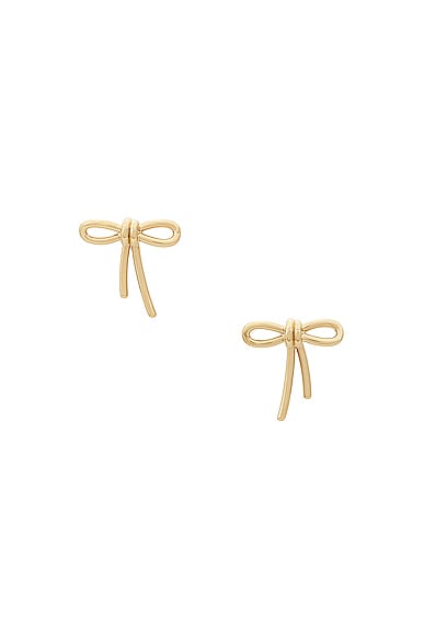 Valentino Garavani Bow Earrings in Oro