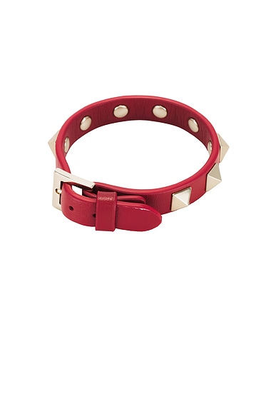 Rockstud Leather Bracelet