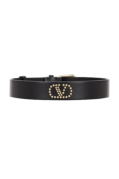 Signature V Logo Choker Necklace