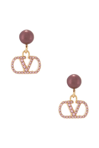 Vlogo Signature Pearl Earrings