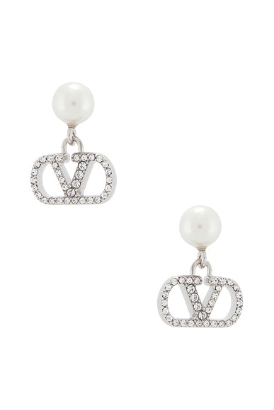 Vlogo Signature Pearl Earrings