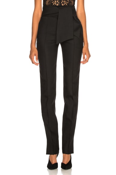 Oversized Bow Belt Trousers