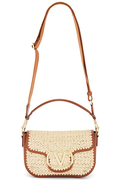 Valentino Garavani All Time Shoulder Bag in Naturale