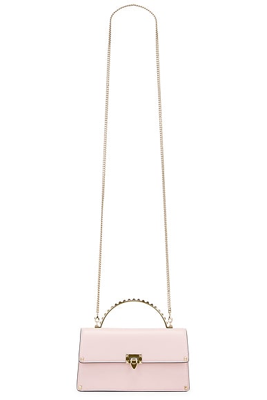 Valentino Garavani Rockstud Mini Bag in Rose Quartz