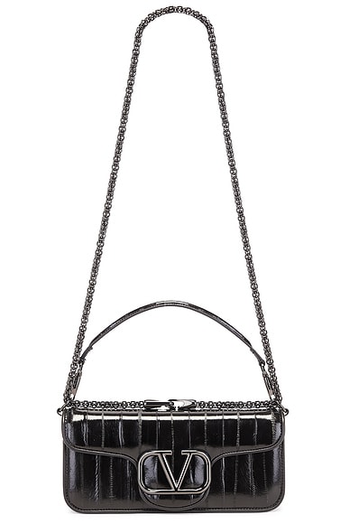 Valentino Garavani Loco Shoulder Bag in Nero
