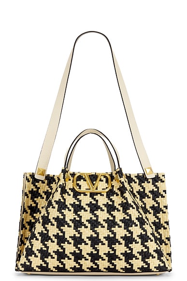 V Logo Signature Medium Tote Bag