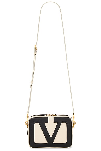 Valentino Garavani Viva Superstar Crossbody Bag in Butter White & Nero