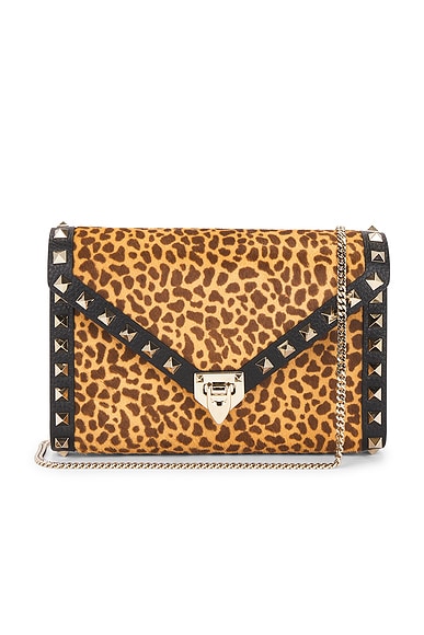Rockstud Calf Hair Mini Bag