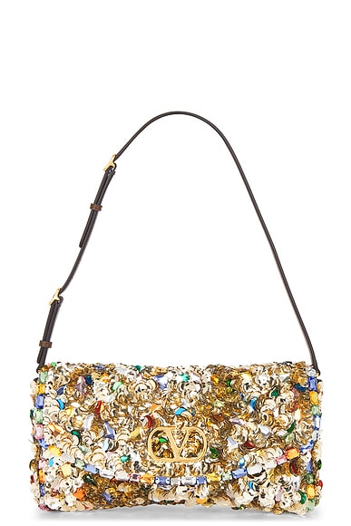 Vain Soft Ric Sequins Clutch