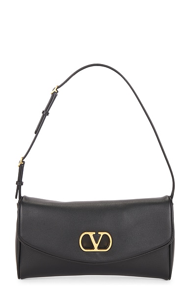 Valentino Garavani Devain Clutch in Nero