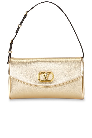Valentino Garavani Devain Small Shoulder Bag in Mekong