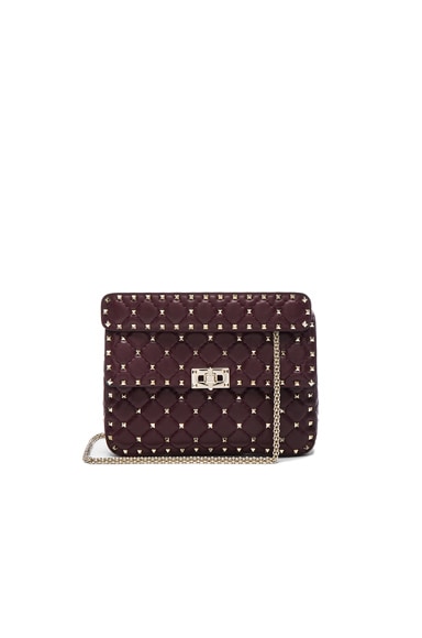 Quilted Rockstud Spike Medium Chain Bag