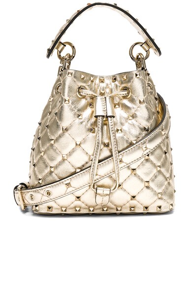 Valentino rockstud spike bucket outlet bag