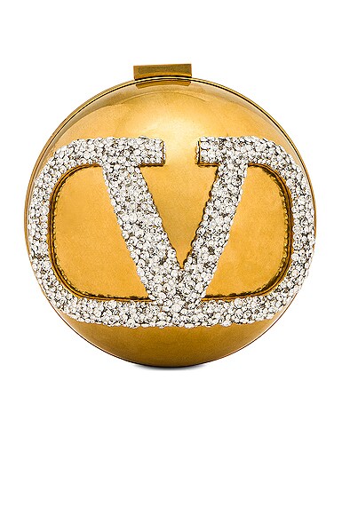 Valentino gold clutch 2025
