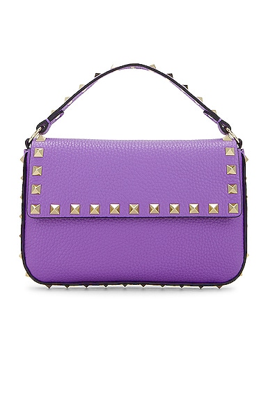 Valentino Rockstud Pouch In Glicine