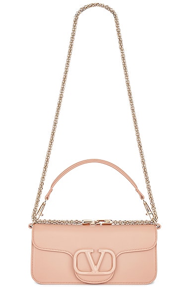 Valentino Garavani Loco Shoulder Bag in Rose Cannelle