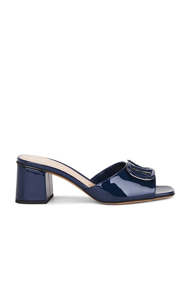 Valentino Garavani VLogo Signature Mule in Navy