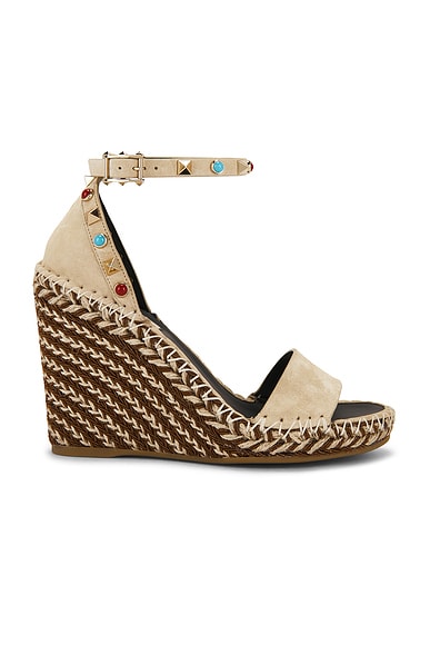 Rockstud Wedge Espadrille