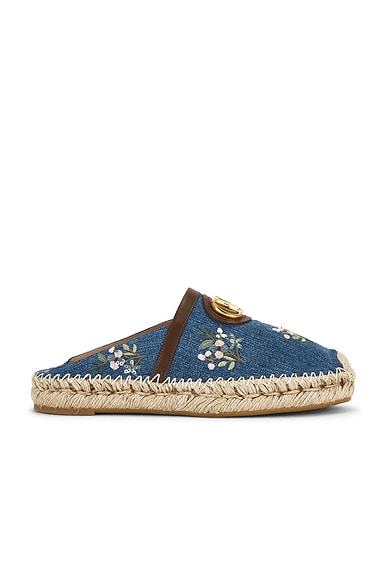 V Logo Signature Mule Espadrilles