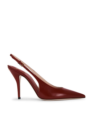 Valentino Garavani Cuttie Sling Back Pump in Classic Red