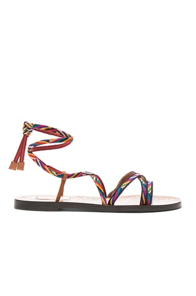 Embroidered Santeria Sandals