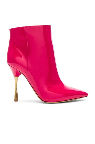 Patent Leather Ankle Boots