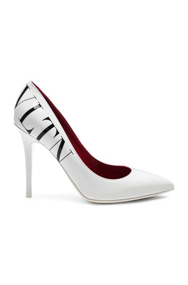Vltn white sales pumps