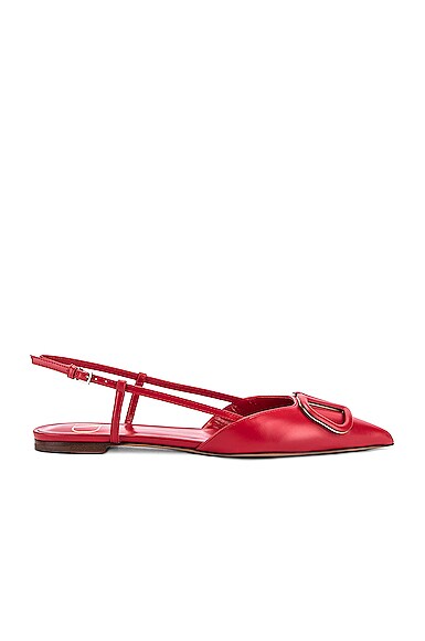 VALENTINO VLOGO BALLERINA FLATS,VENT-WZ428