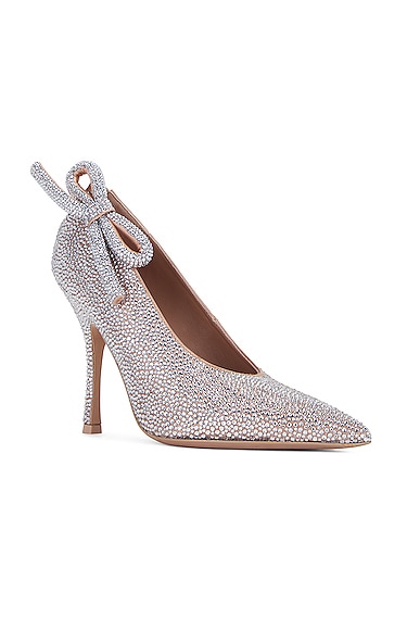 Shop Valentino Nite Out Pump In Crystal & Rose Cannelle