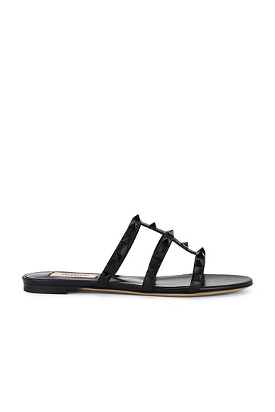 サンダル・ミュール VALENTINO FW25 Sandals (4W0S0Q67TPZ 0NO) VALENTINO GARAVANI Rockstud No Limit leather sandals | THE