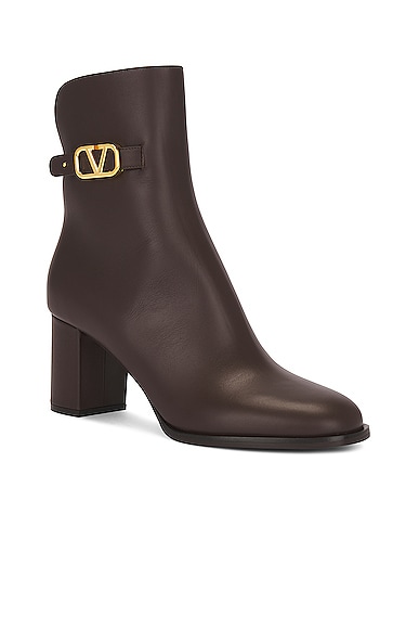 Valentino V Logo Signature Boot In Fondant