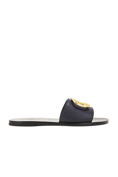 Givenchy blue velvet slides deals