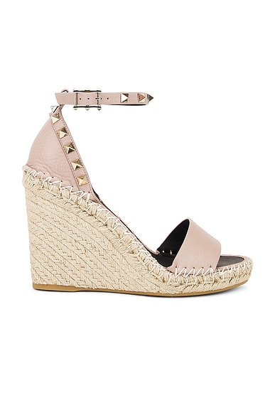 Rockstud Wedge Espadrillas