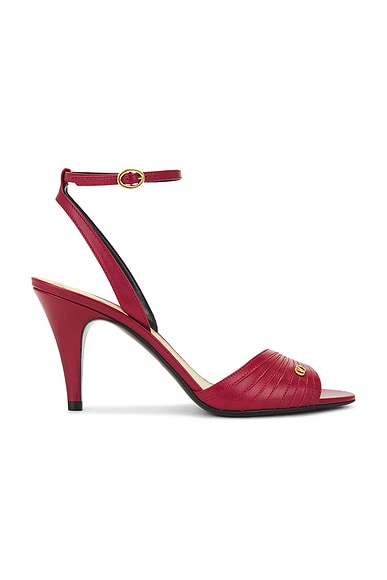 Valentino Garavani Ladycrush Sandal in Classic Red