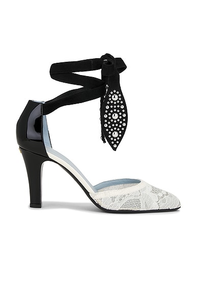 Foliefoliage Ankle Strap Pump