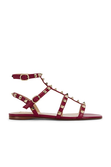 Valentino Garavani Rockstud Sandal in Insolent
