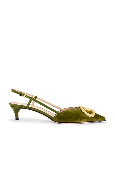 V Logo Signature Slingback