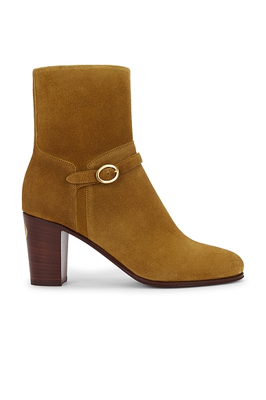 Valentino Garavani Pattie Boot in Havana Beige