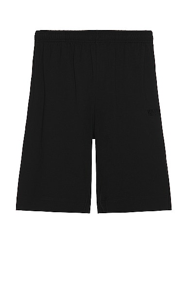 Shop Vetements Jersey Shorts In Black