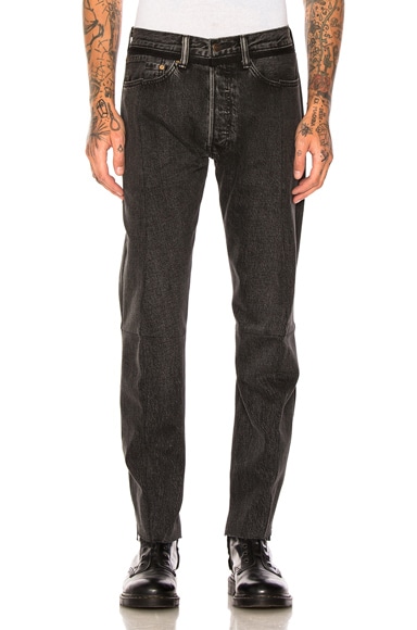 Vetements x top levi's reworked jeans