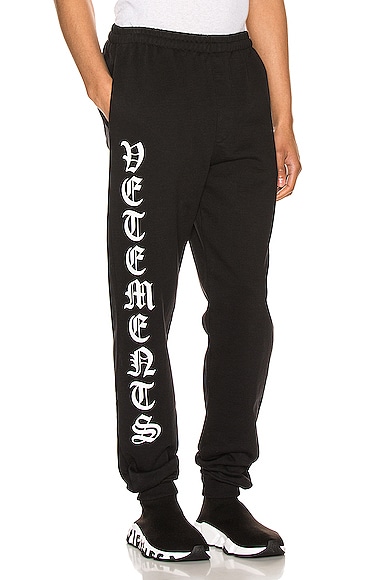 Vetements gothic sweatpants shop