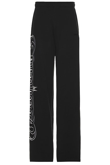 Metal Embroidered Sweatpants