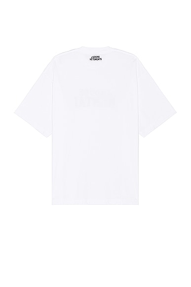 Shop Vetements Hentai T-shirt In White