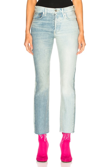 VETEMENTS x Levis Two Tone Cropped 