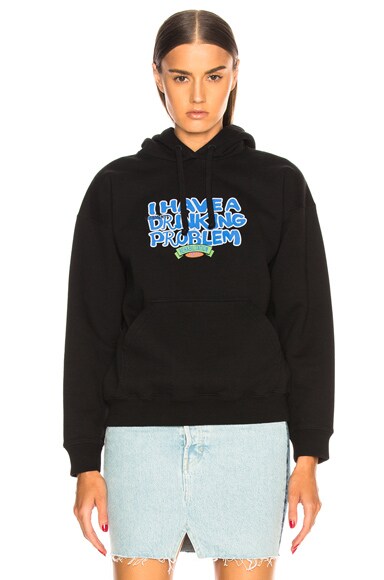 Graphic Fitted Hoodie