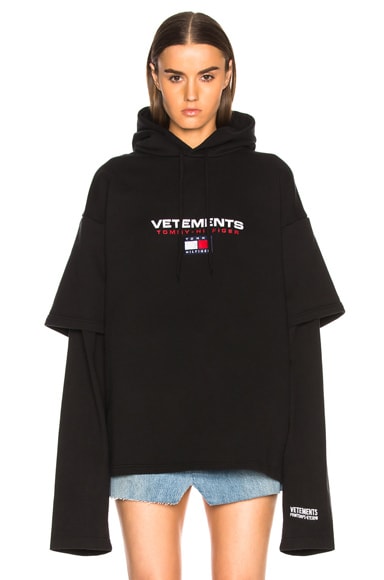 x Tommy Hilfiger Double Sleeve Hoodie