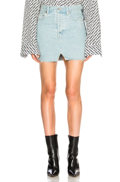 x Levis Denim Mini Skirt