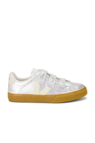 Veja Recife Sneaker in Silver & Pierre